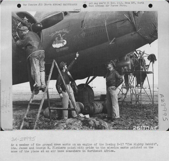  B-17 42-31182 The Mighty Rabbit